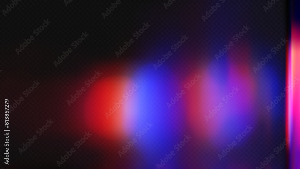 Film leak light overlay texture background with neon and iridescent stripes. Rainbow lens flare effect on crystal glass or camera film filter with bokeh. Laser beam strip. 3D vector light background Film leak light overlay texture background with neon and iridescent stripes. Rainbow lens flare effect on crystal glass or camera film filter with bokeh. Laser beam strip. 3D vector light background