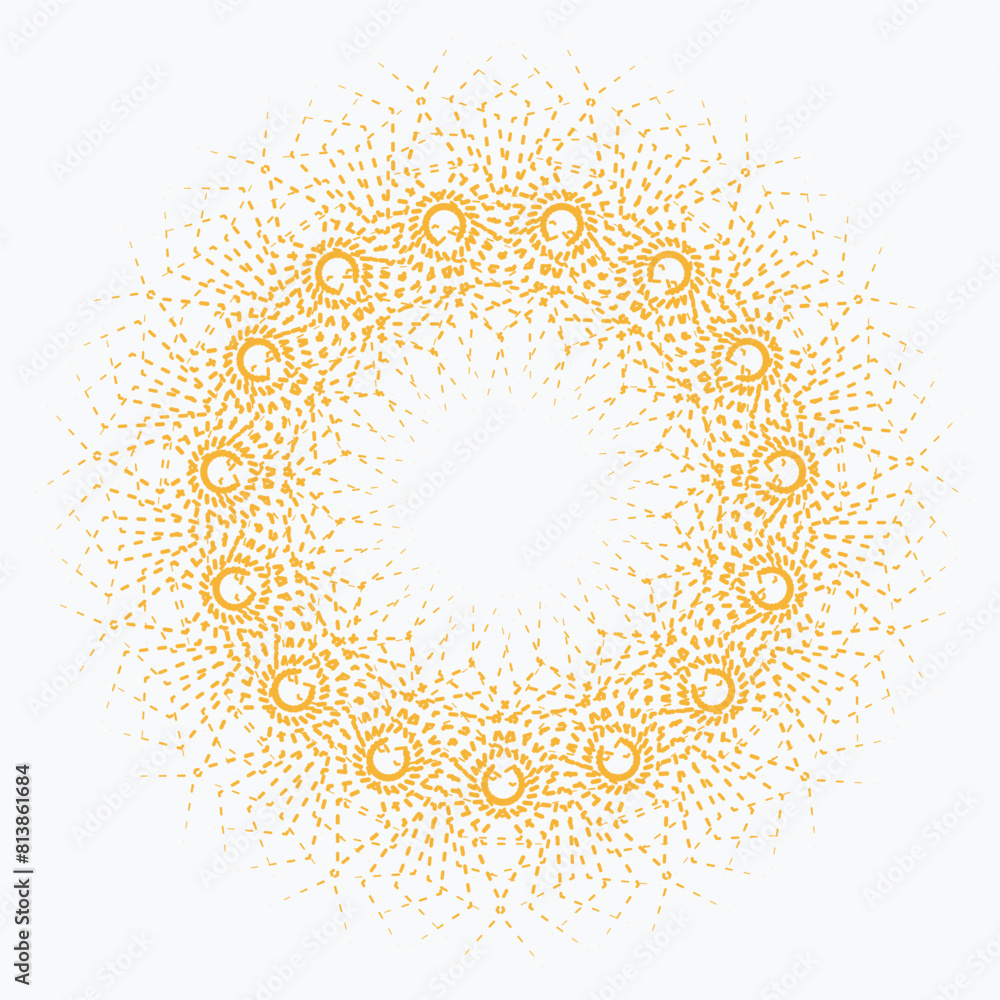 Pattern element on a white background. The vector image can be used as a decoration for fine art. Pattern element on a white background. The vector image can be used as a decoration for fine art.