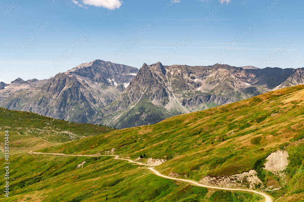 The Mont Buet from the climb towards the Col de Balme The Mont Buet from the climb towards the Col de Balme