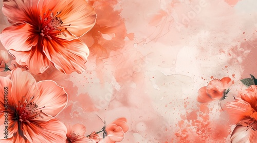 High-definition wallpaper featuring multiple vibrant hibiscus flowers creating a bold and colorful abstract background