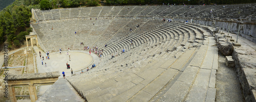 The ancient theater of Epidaurus (or 