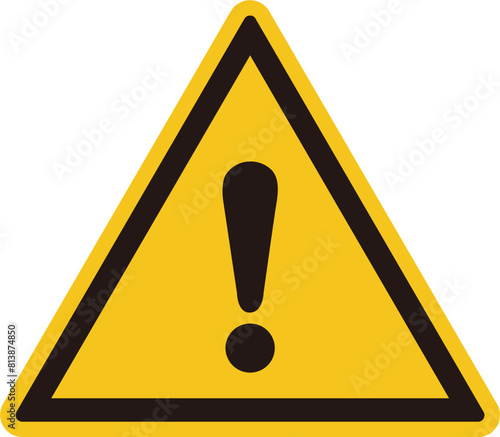 exclamation danger sign