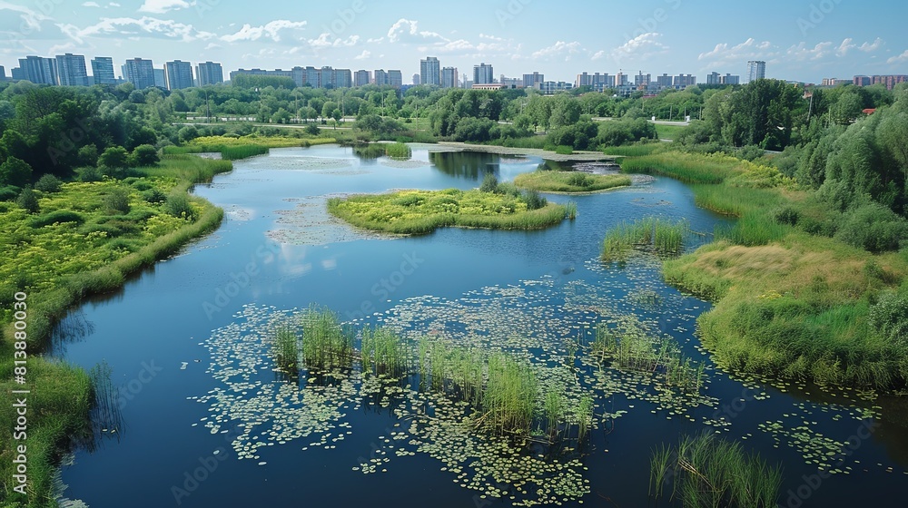 a beautiful lake surrounded by green trees and grass a beautiful lake surrounded by green trees and grass