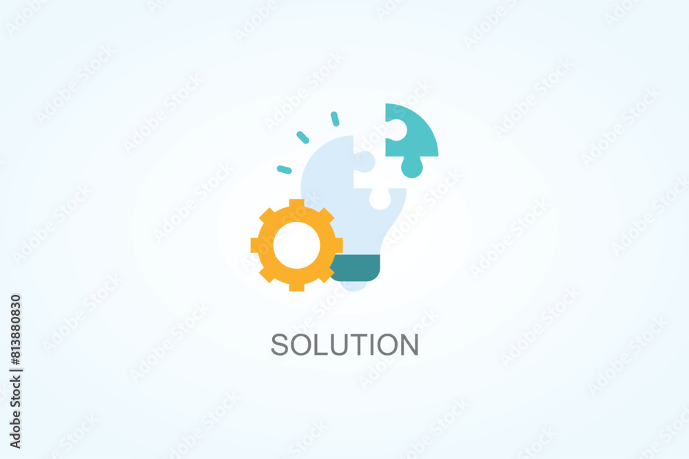Solution Vector Or Logo Sign Symbol Illustration Solution Vector Or Logo Sign Symbol Illustration