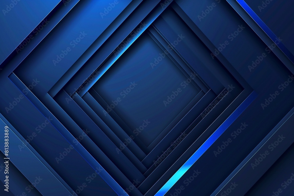 Obraz premium Dynamic blue arrow lines in a sharp vector abstract background, conveying a sense of movement and modernity in graphic design banner