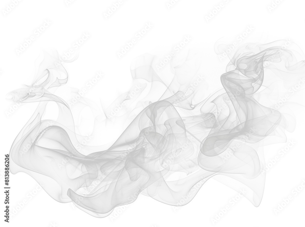 Realistic white smoke texture on Transparent background Realistic white smoke texture on Transparent background