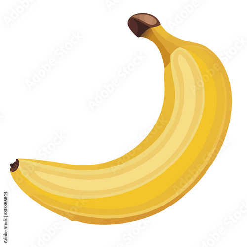 banana isolated on white background