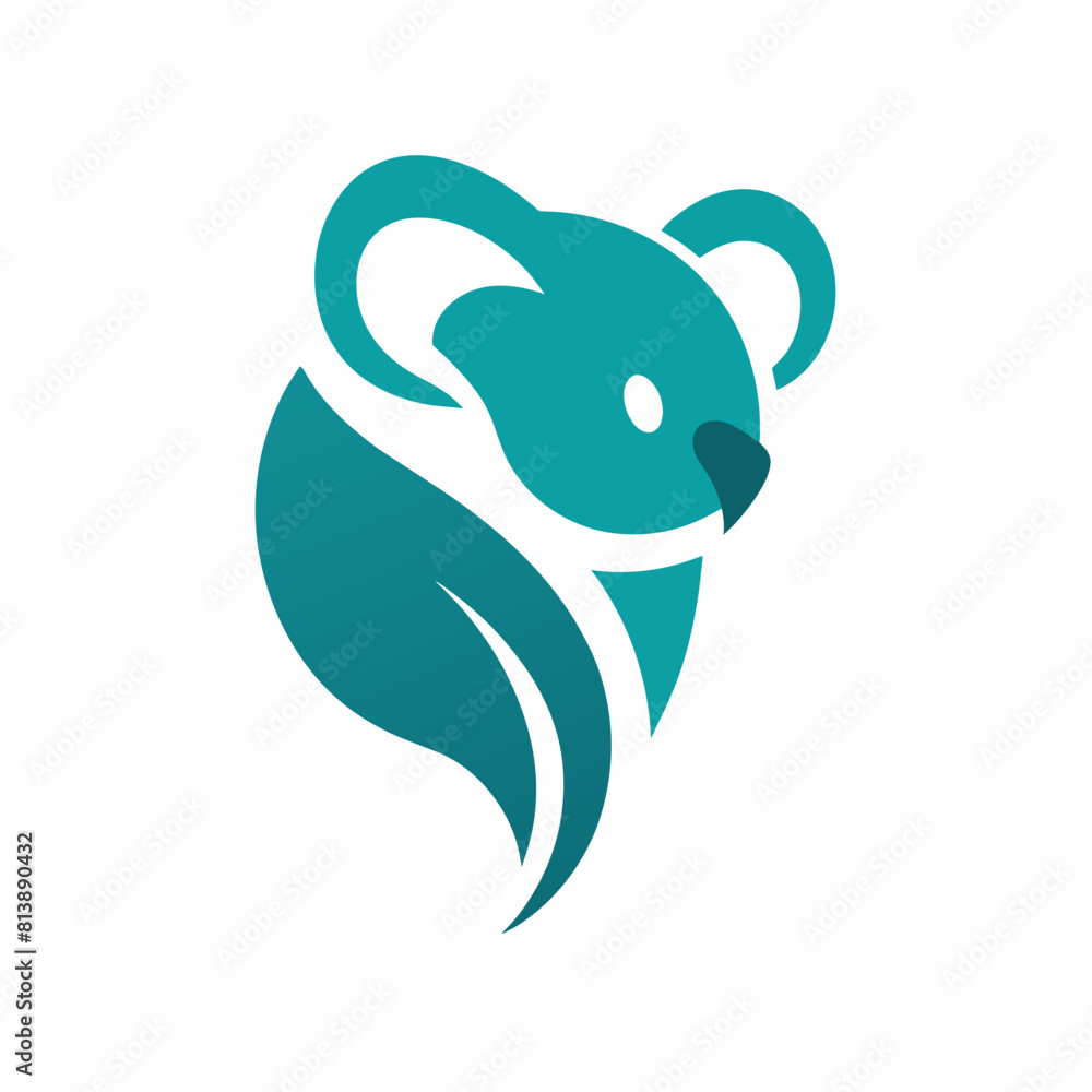 Illustration of a minimalist animal logo-vector art Illustration of a minimalist animal logo-vector art