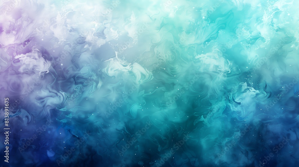 Swirling shades of blue and purple create a mesmerizing abstract background with a watercolor effect
