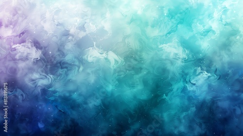Swirling shades of blue and purple create a mesmerizing abstract background with a watercolor effect