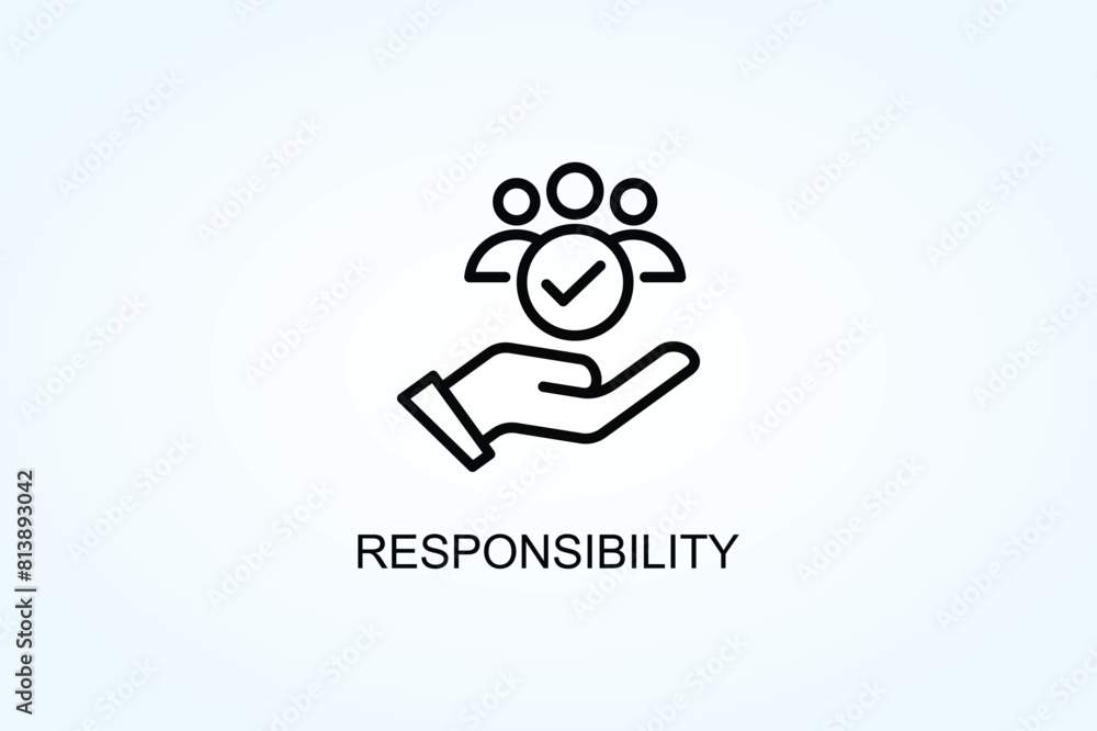 Responsibility Vector Or Logo Sign Symbol Illustration Responsibility Vector Or Logo Sign Symbol Illustration