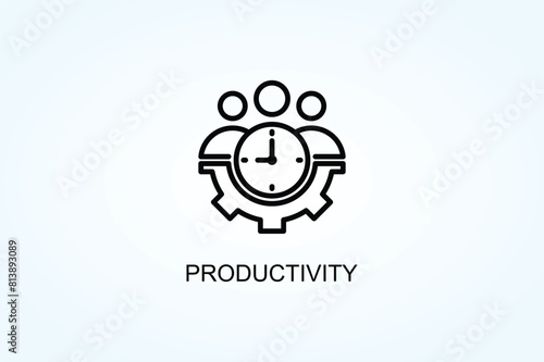 Productivity Vector  Or Logo Sign Symbol Illustration