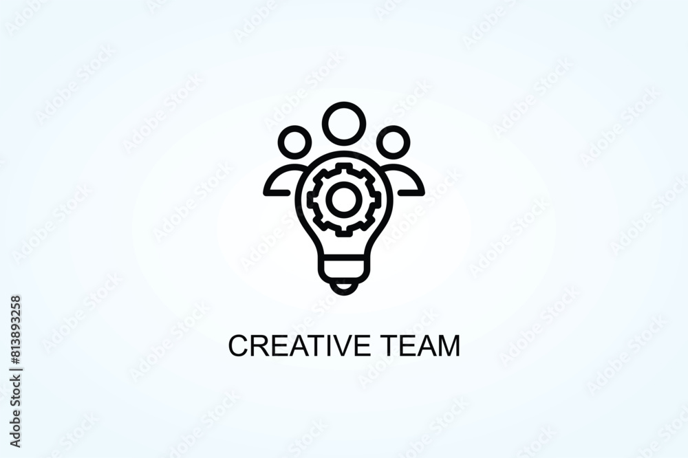 Creative Team Vector Or Logo Sign Symbol Illustration Creative Team Vector Or Logo Sign Symbol Illustration