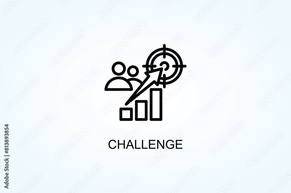 Challenge Vector Or Logo Sign Symbol Illustration Challenge Vector Or Logo Sign Symbol Illustration