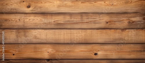 Top view of wooden boards with a natural color and texture perfect for use as a background in images needing copy space