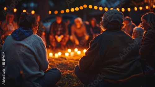 Candlelight Vigil for Addiction Loss and Recovery in Community Space