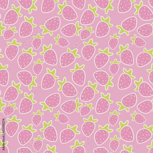 Strawberry Pink Pattern