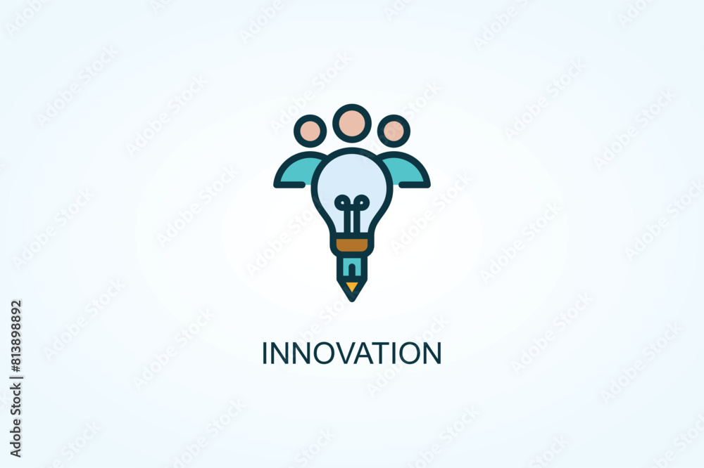 Obraz premium Innovation Vector Or Logo Sign Symbol Illustration