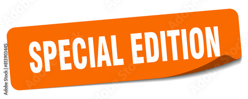 special edition sticker. special edition label