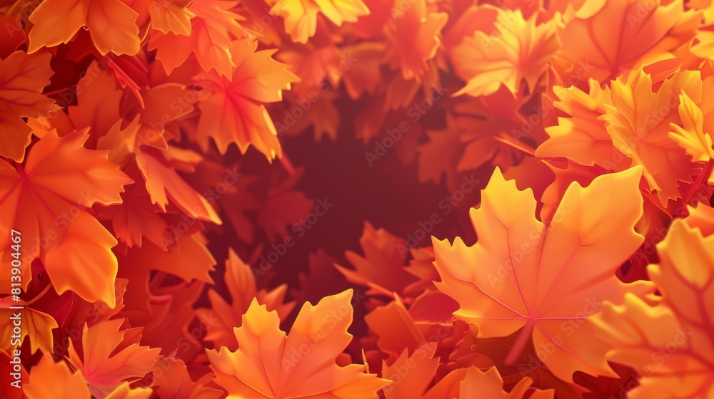 Maple leaf abstract background in autumn Maple leaf abstract background in autumn