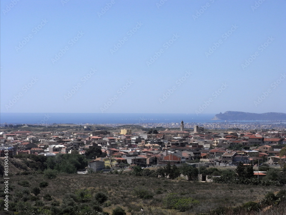 Fototapeta premium Panorama Cagliari