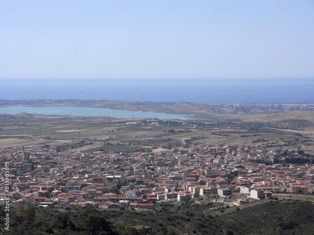 Fototapeta premium Panorama Cagliari
