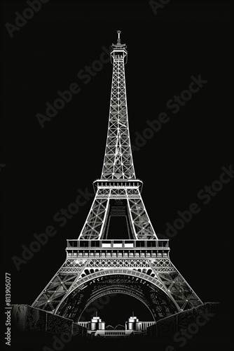 Wallpaper Mural eiffel tower city Torontodigital.ca