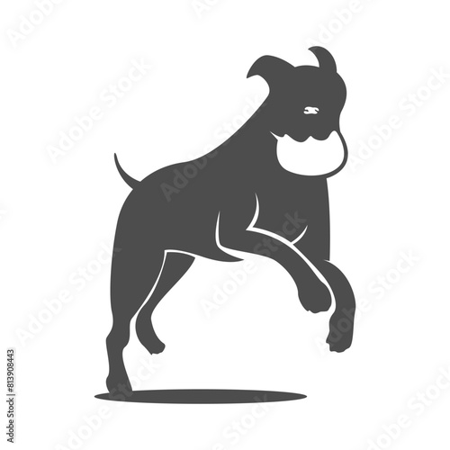 Dog logo icon design