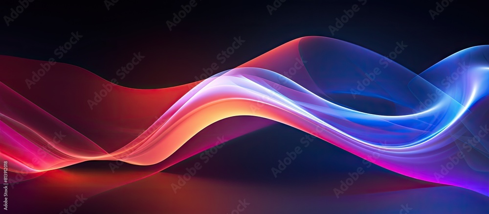 Colorful light painting creates an abstract background with a captivating visual appeal Ideal for a copy space image Colorful light painting creates an abstract background with a captivating visual appeal Ideal for a copy space image