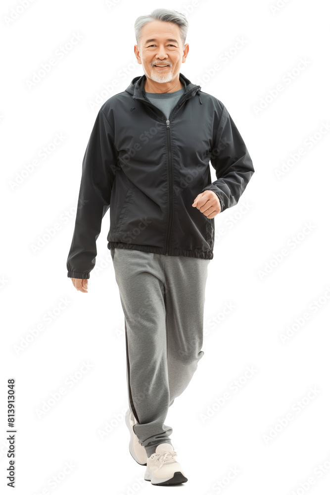 Modern Commuter in Black Jacket and White Sneakers Modern Commuter in Black Jacket and White Sneakers