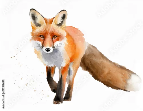 Obraz Lis ilustracja