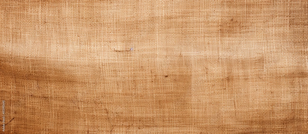 Close up copy space image of textured canvas burlap fabric creating an abstract minimal composition Organic eco concept perfect for an autumn background Close up copy space image of textured canvas burlap fabric creating an abstract minimal composition Organic eco concept perfect for an autumn background