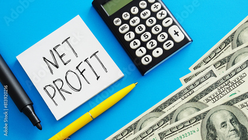 Net Profit as Business and financial concept
