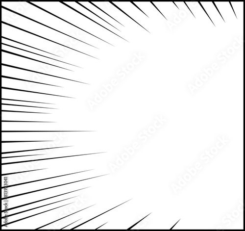 Manga Speed Lines Effect Background