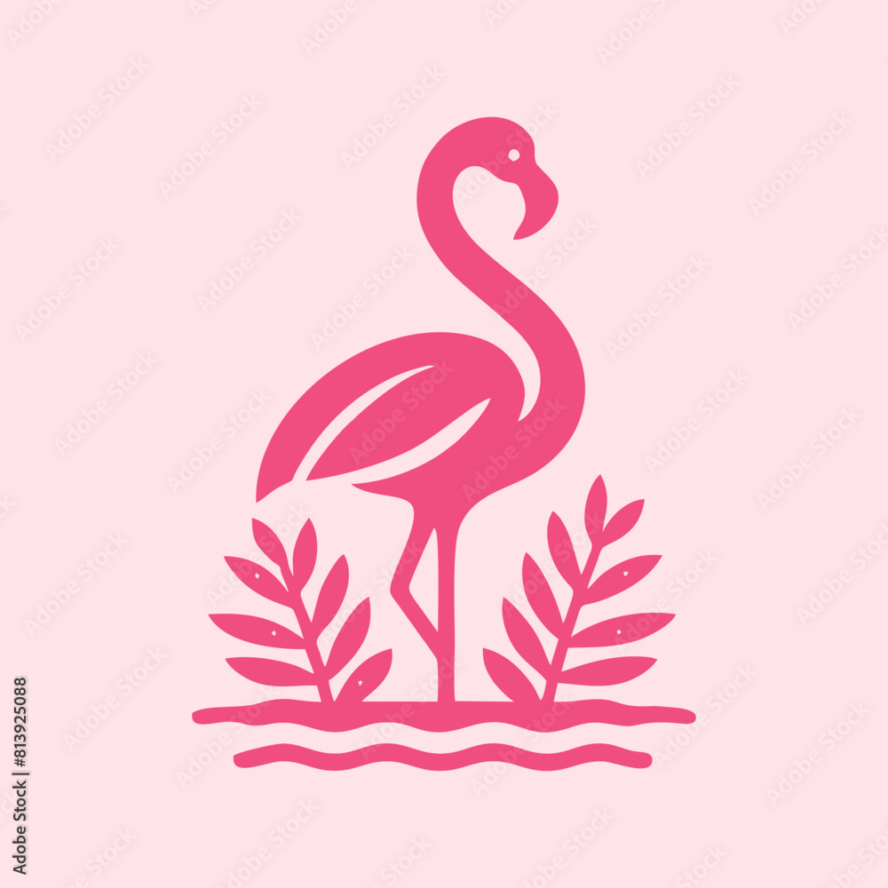 flamingo bird logo vector design, vector flamingo bird illustration, beautiful and elegant flamingo bird design flamingo bird logo vector design, vector flamingo bird illustration, beautiful and elegant flamingo bird design