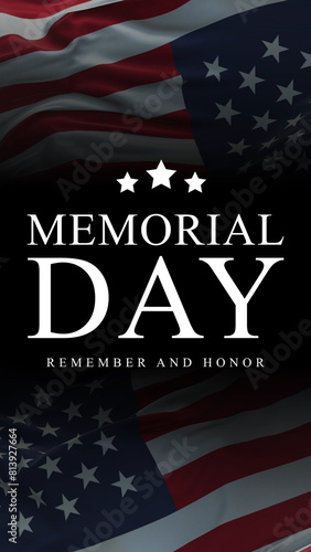 Memorial day. Happy memorial day. Flag USA. Honoring all who served banner for memorial day