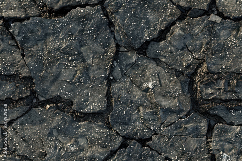 Rugged Asphalt Texture Seamless Pattern for Edgy and Urban Designs