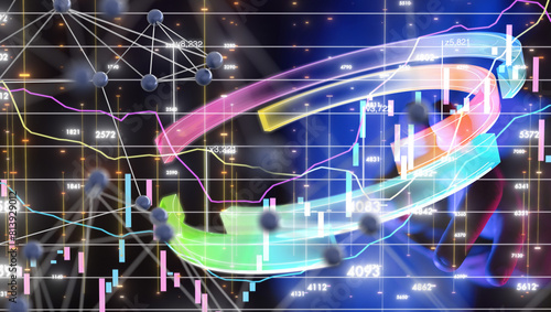 Futuristic wave, Futuristic data stream
