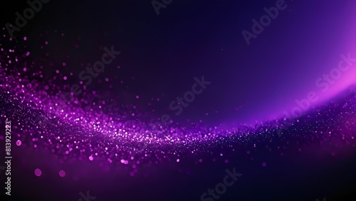 Abstract purple and black circular background