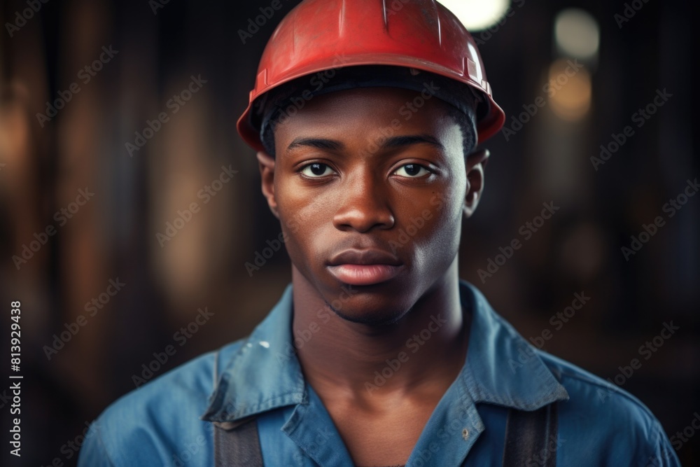 worker portrait in a company worker portrait in a company