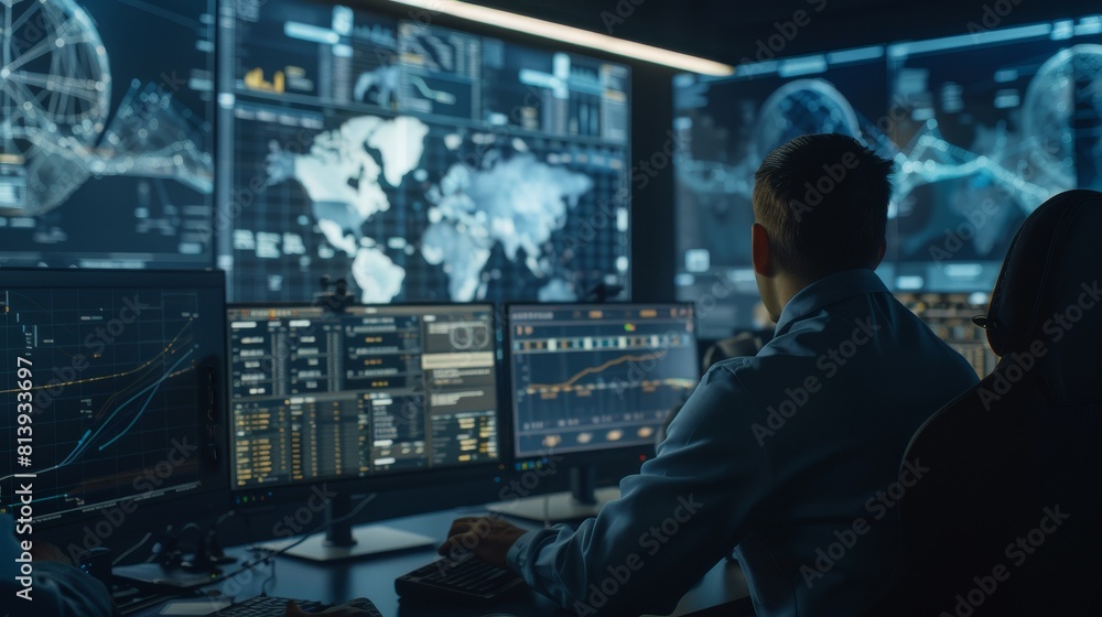 Providing IT Technical Support and Software Programming in Monitoring Control Rooms with Digital Screens with Server Data, Blockchain Networks, and Surveillance Maps. Providing IT Technical Support and Software Programming in Monitoring Control Rooms with Digital Screens with Server Data, Blockchain Networks, and Surveillance Maps.
