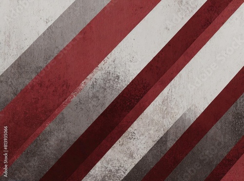 Dark red and grey grunge stripes abstract banner design. Geometric tech background