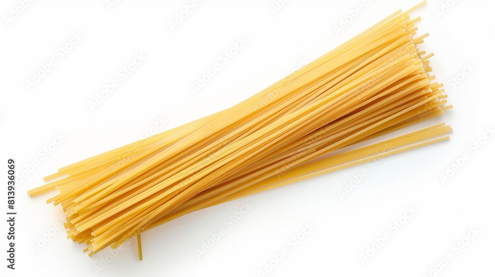 Collection of spaghetti isolated on white background. Set of multiple images. Part of series Collection of spaghetti isolated on white background. Set of multiple images. Part of series