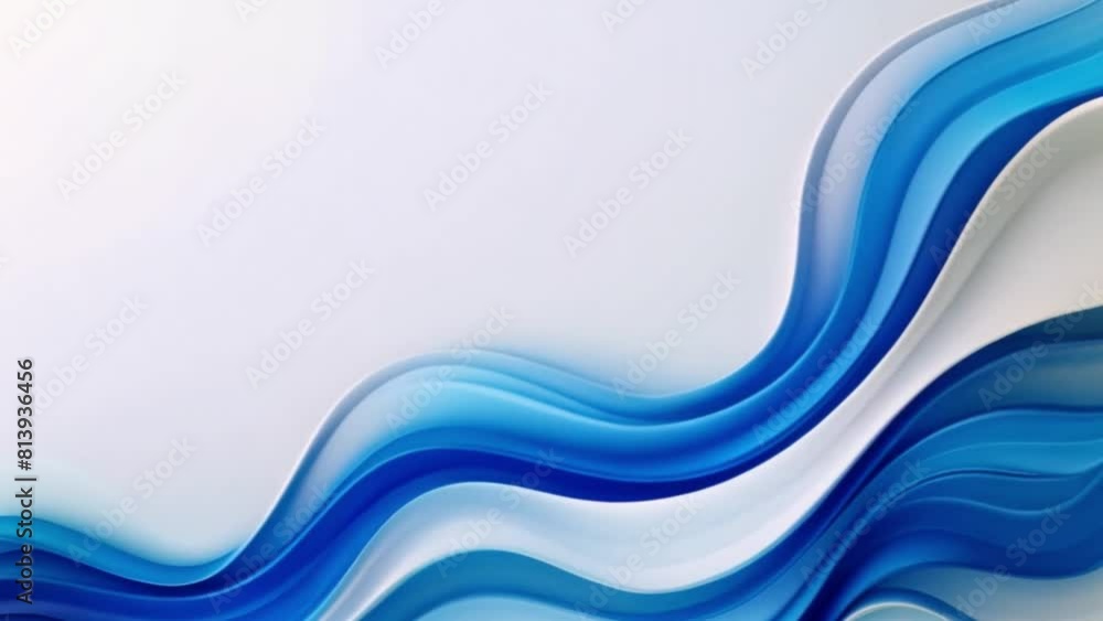 Abstract waves in white and blue hues create a dynamic background. Abstract waves in white and blue hues create a dynamic background.