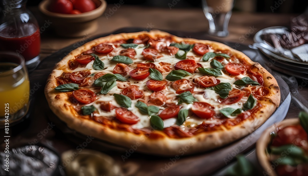 Pizza Margherita. Generative AI, Generative, AI Pizza Margherita. Generative AI, Generative, AI