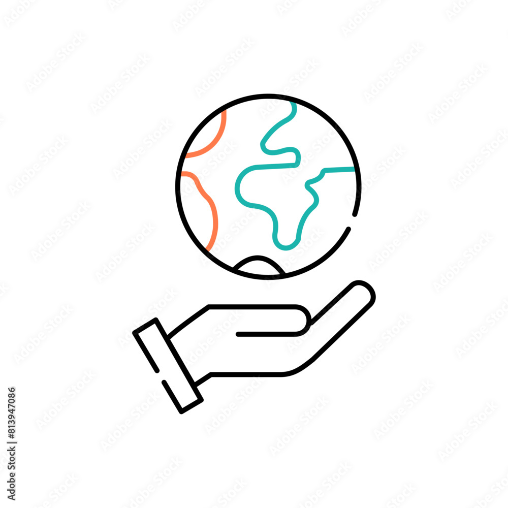 Sustainability Vector Illustrtaion Icon Design