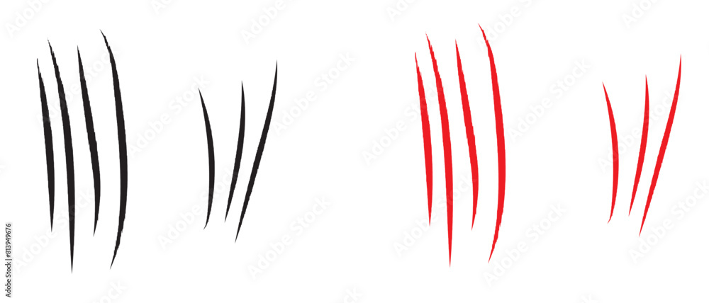 animal Claw mark icon. animal Claw on white background. vector illustration. animal Claw mark icon. animal Claw on white background. vector illustration.