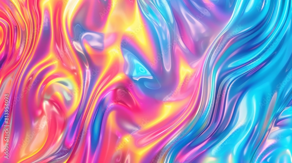 A holographic abstract blur spot on a gradient texture. Modern 3d chameleon y2k aura shape gradient texture. Soft geometric blend graphic design isolated set. Pastel fluid paint color blurry dynamic A holographic abstract blur spot on a gradient texture. Modern 3d chameleon y2k aura shape gradient texture. Soft geometric blend graphic design isolated set. Pastel fluid paint color blurry dynamic