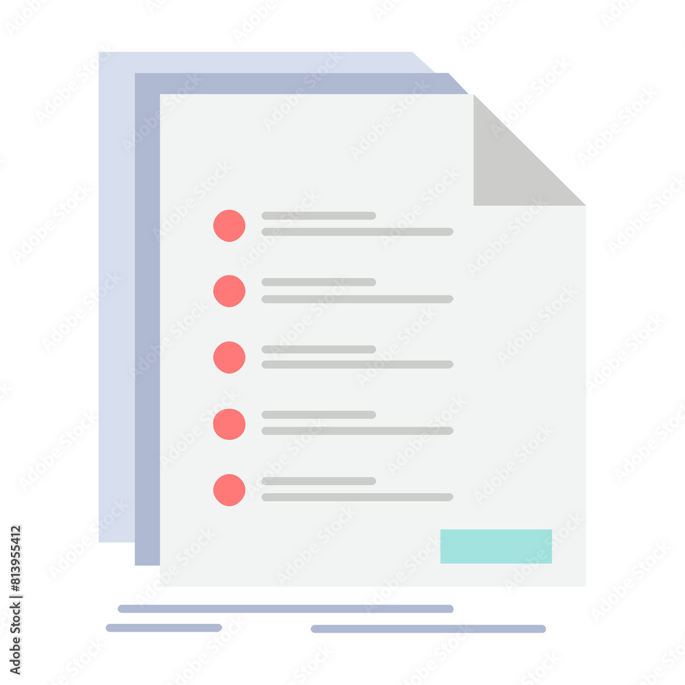 Obraz premium Document icon 