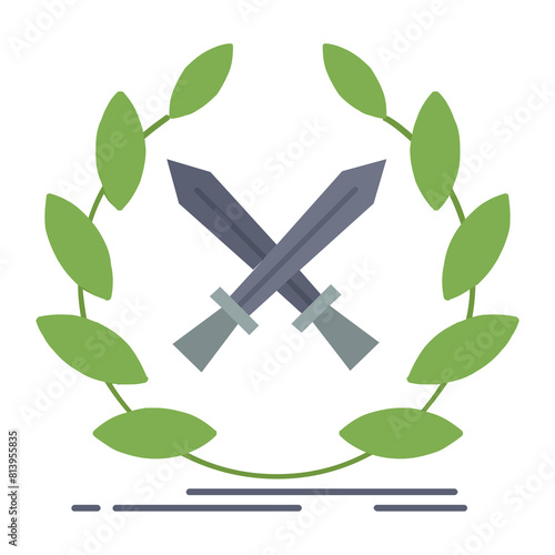 Illustration of sward icon